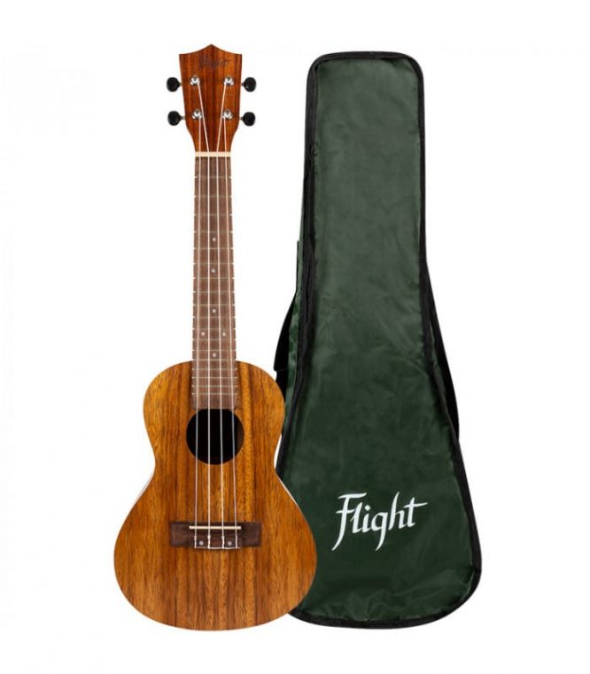 Ukelele Concert Flight NUC-200 Natural Teca