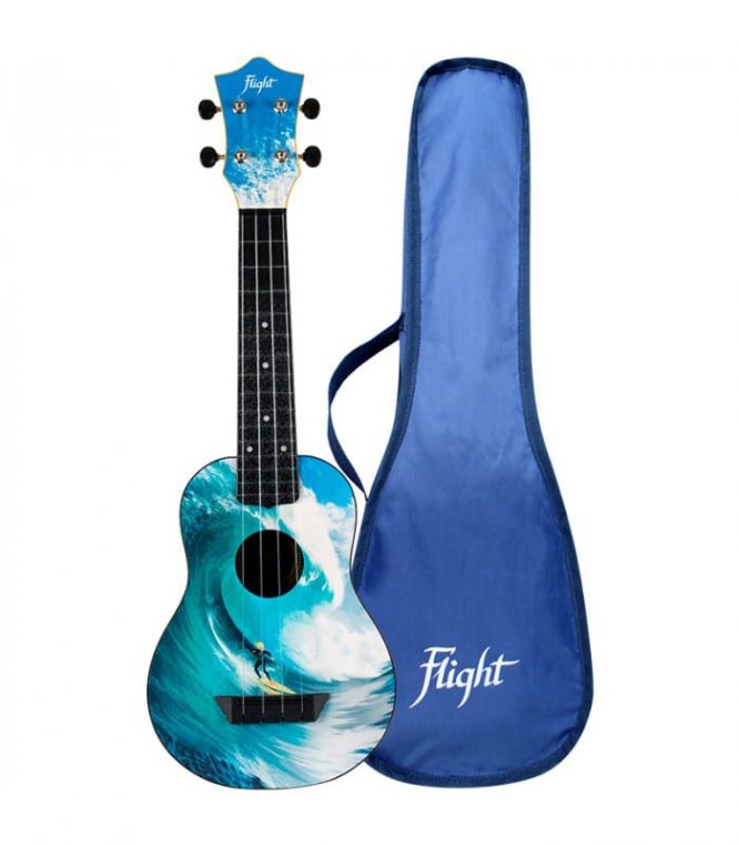 Ukelele Soprano Flight TUS-25 Travel Surf