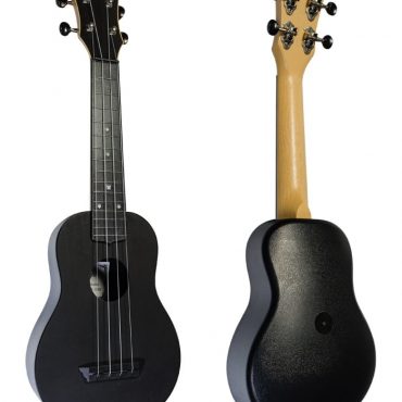 Ukelele Soprano Flight TUS-35BK Travel Negro
