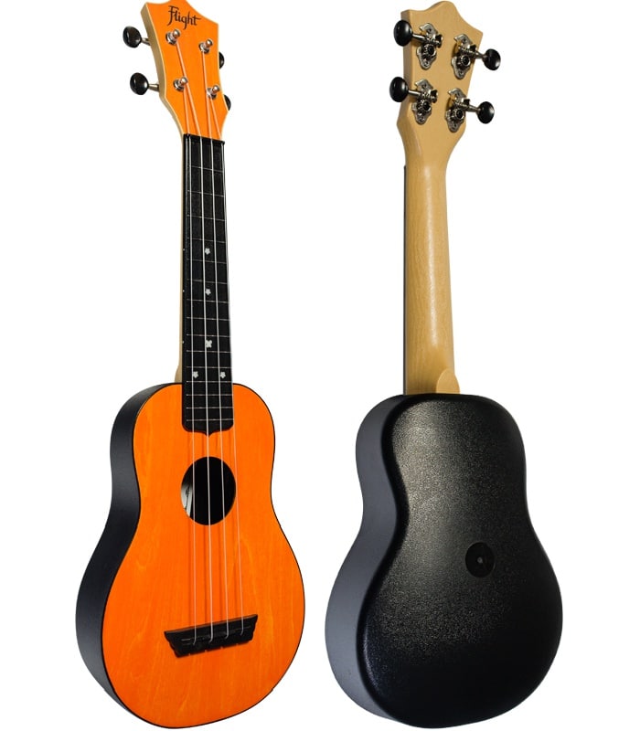 Ukelele Soprano Flight TUS-35OR Travel Naranja