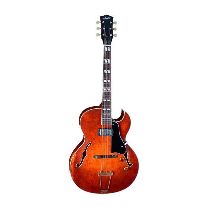 Guitarra Eléctrica de Caja Stanford Tipo Jazz  FATBOY-75-CR