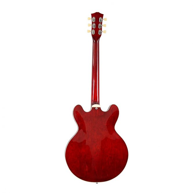 Guitarra Eléctrica de Caja Stanford Tipo 335 Cherry Serie Crossroad THINLINE-35-CH - Imagen 2