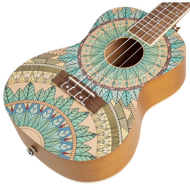 Ukelele Soprano Bamboo Fresh Aqua B1E-AQ - Imagen 3