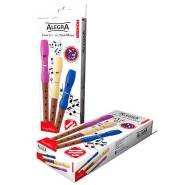 Flauta Hohner Mixta Boquilla Rosa Digitación Barroca 2P 9586-1