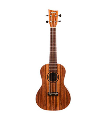 Ukelele Ashton De Concierto Acabado Black Walnut Cuerdas Aquila