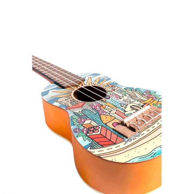 Ukelele Soprano Bamboo Buenos Aires B1E-BA - Imagen 3