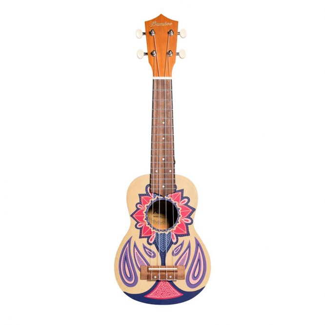 Ukelele Soprano Bamboo Groovy B1E-GR