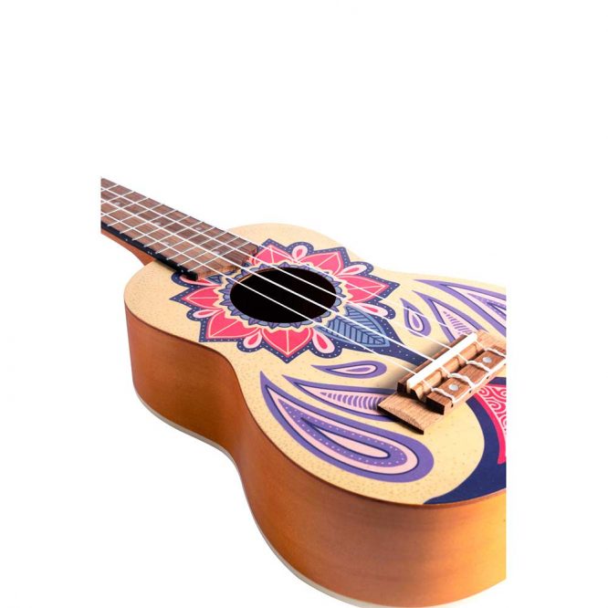 Ukelele Soprano Bamboo Groovy B1E-GR - Imagen 3