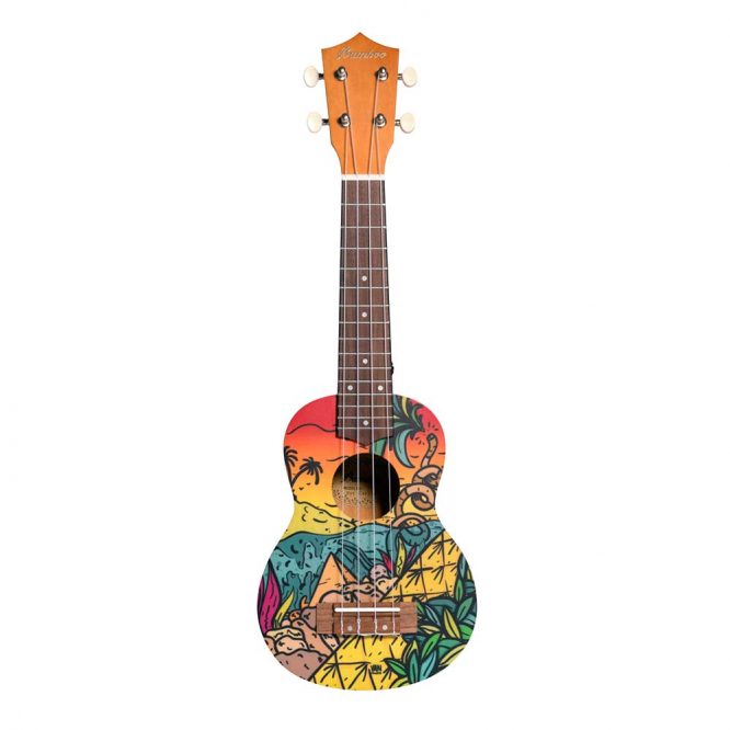 Ukelele Soprano Bamboo Hot Caribe B1E-HC