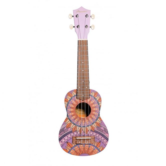 Ukelele Soprano Bamboo Purple Forest B1E-PF