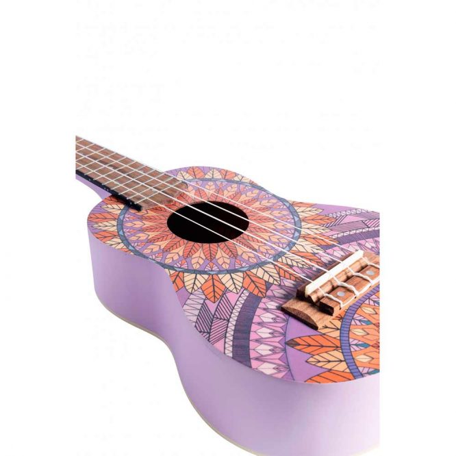 Ukelele Soprano Bamboo Purple Forest B1E-PF - Imagen 3