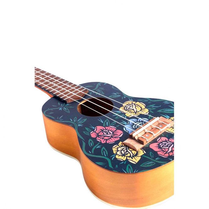 Ukelele Soprano Bamboo Rock & Roll B1E-RR - Imagen 3