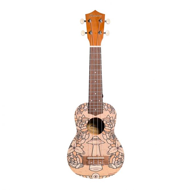 Ukelele Soprano Bamboo Terra B1E-TE