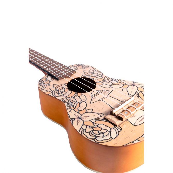 Ukelele Soprano Bamboo Terra B1E-TE - Imagen 3