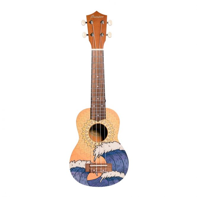 Ukelele Soprano Bamboo Wave B1E-WV