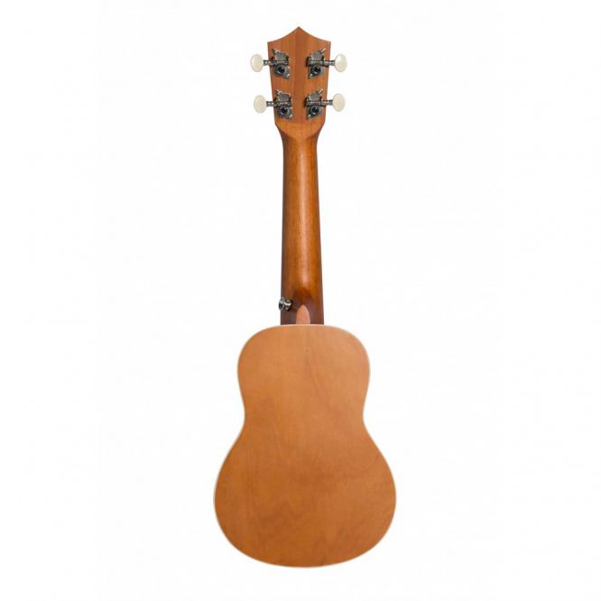 Ukelele Soprano Bamboo Orange Mandala B1E-OM - Imagen 2