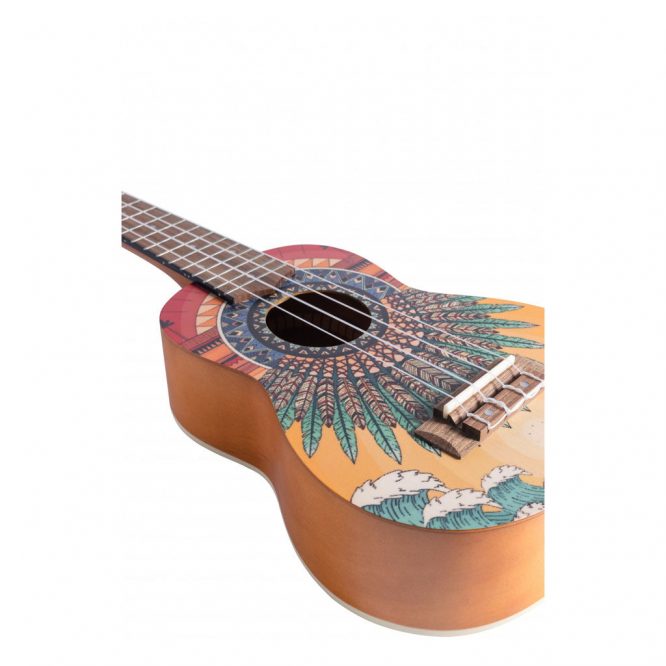 Ukelele Soprano Bamboo Sunset B1E-SN - Imagen 3