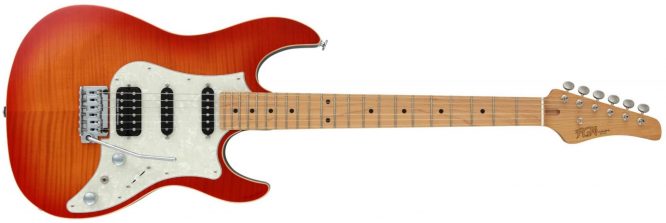 JOS2FMM/FBT - GUITARRA FUJIGEN FGN SERIE ODYSSEY J-STANDARD COLOR FIRE BURST DIAPASON ARCE