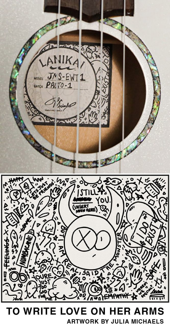 Ukelele Lanikai Julia Michaels Signature Tenor JMS-AWT2 - Imagen 6