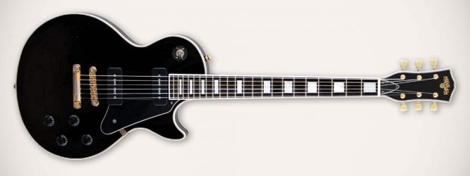 LESTER-BLACK-VELVET 54 - GUITARRA ELECTRICA MAYBACH TIPO LP CUSTOM AGED CON P90