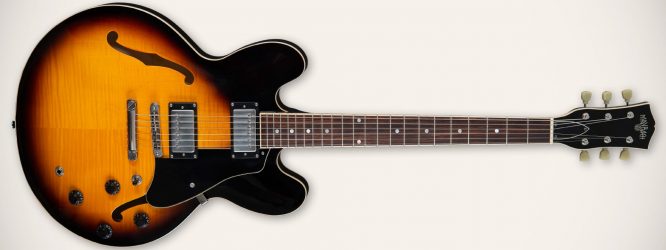 CAPITOL-59-AB  - GUITARRA ELECTRICA MAYBACH TIPO 335 ANTIQUE BURST