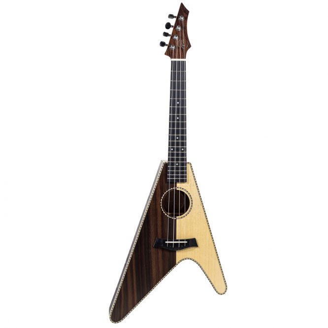 Ukelele Tenor Bones SP380T Arce Ébano Sólida