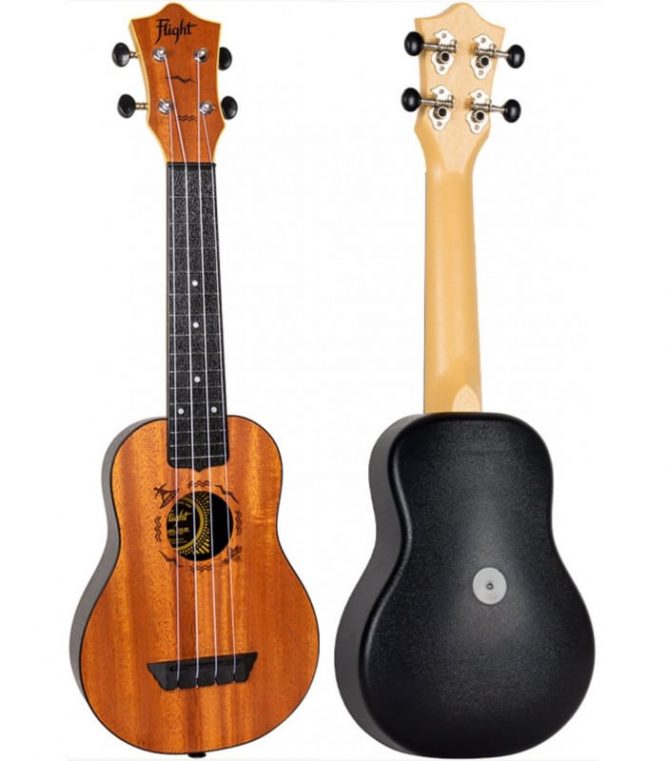 Ukelele Soprano Flight TUS-53 Travel Mahogany