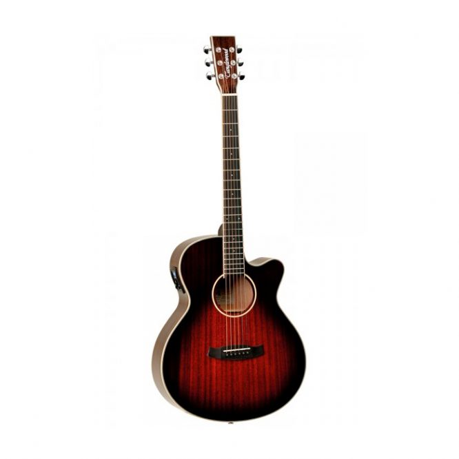 Guitarra Acústica Tanglewood Super Folk Cutaway Sombreado Antiguo TW4AVB