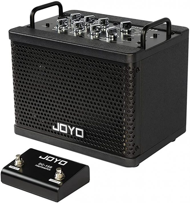 AMPLIFICADOR JOYO DE 15W PARA GUITARRA ACUSTICA Y ELECTRICA CON LOOPER, CAJA DE RITMOS Y BATERIA