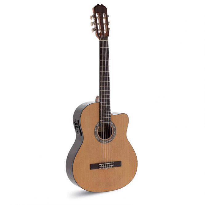 Guitarra Admira Sara Iniciación Electrificada Cutaway Brillo
