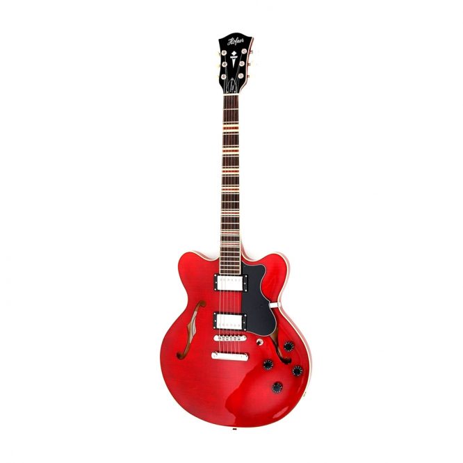Guitarra Eléctrica Höfner Verythin-CT Roja