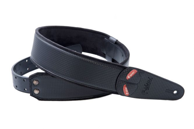 MOJO-CARBON-BK - BANDOLERA DE GUITARRA ELECTRICA RIGHTON MOJO-CARBON-BK