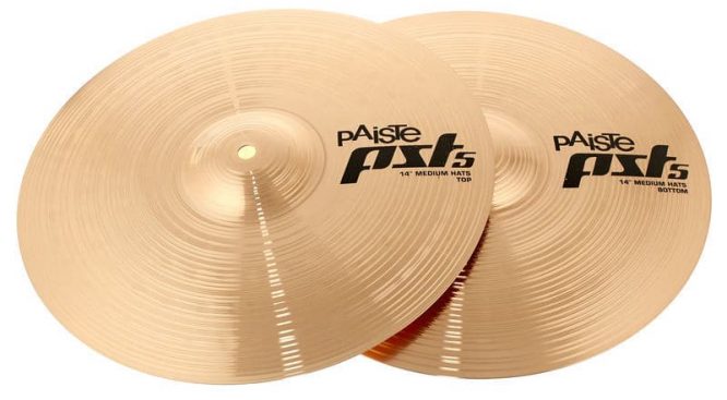 Plato Paiste PST5 Medium Hi-Hat 14" - Imagen 5