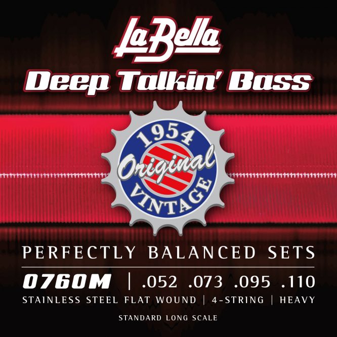 JUEGO DE CUERDAS LA BELLA PARA BAJO DEEP TALKIN ORIGINAL 52-110