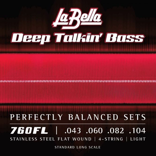 JUEGO DE CUERDAS LA BELLA PARA BAJO DEEP TALKIN LIGHT 43-104