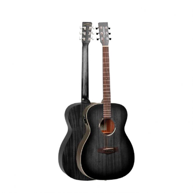 Guitarra Acústica Electrificada Tanglewood DreadNought Negra Satinada TWBBSDE - Imagen 3