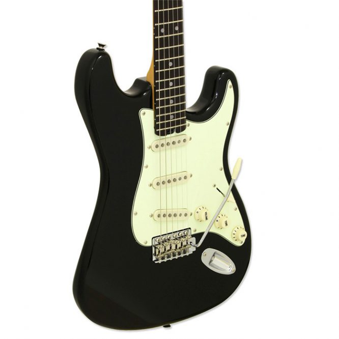 Guitarra Eléctrica Aria Negra STG-62