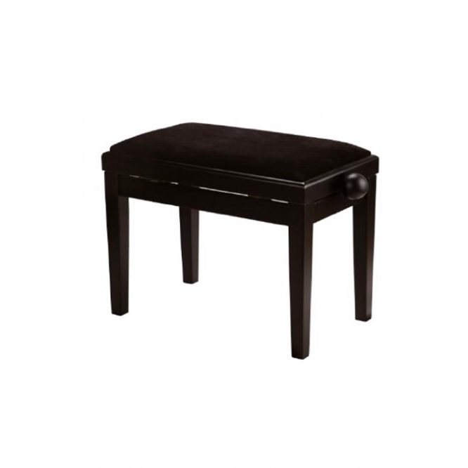 Banqueta Regulable para Piano Negro Mate