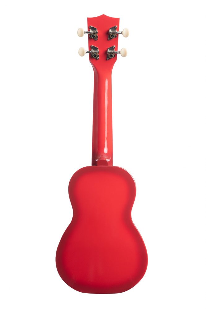 Ukelele Soprano Makala Rojo Sombreado Delfín - Imagen 2