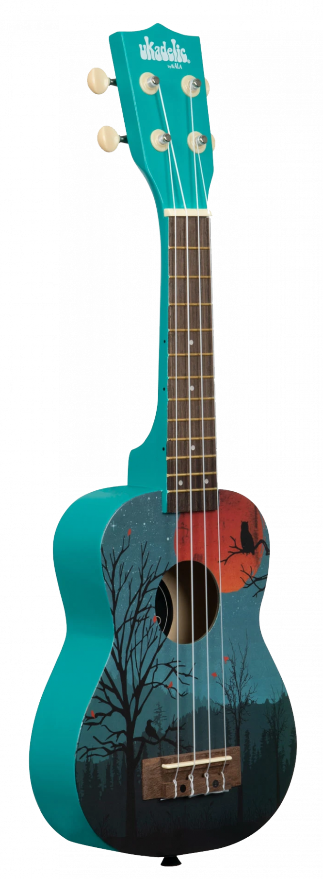 UKELELE SOPRANO SERIE UKADELIC GRAPHIC TOP LUNA