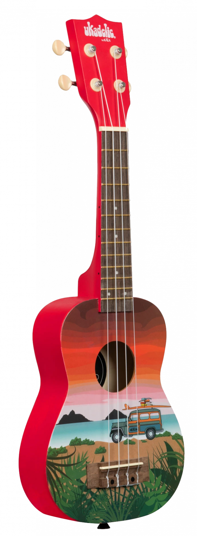 UKELELE SOPRANO SERIE UKADELIC GRAPHIC TOP SURF