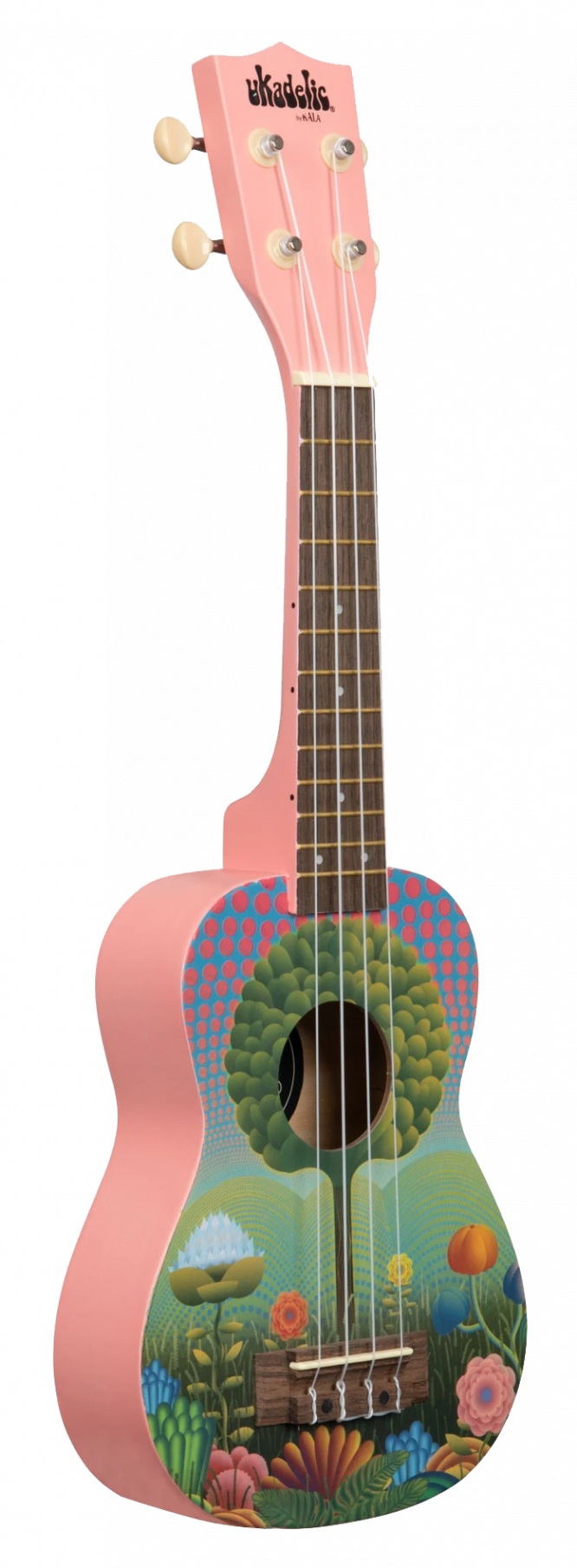 UKELELE SOPRANO SERIE UKADELIC GRAPHIC TOP JARDIN