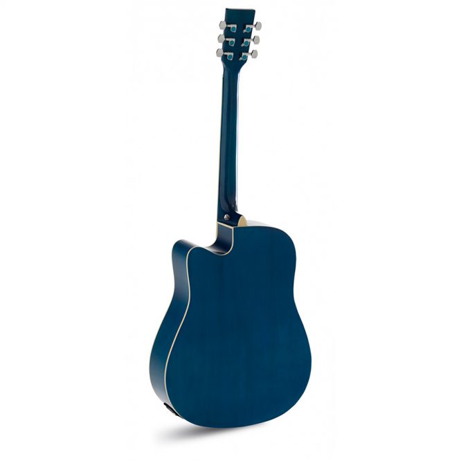 Guitarra Acústica Admira Tennessee Azul Satinada - Imagen 2