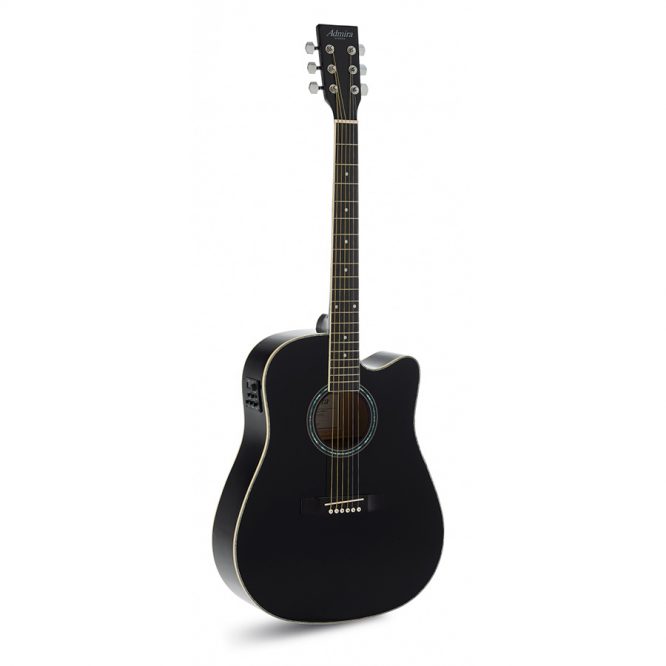 Guitarra Acústica Admira Tennessee Negra Satinada