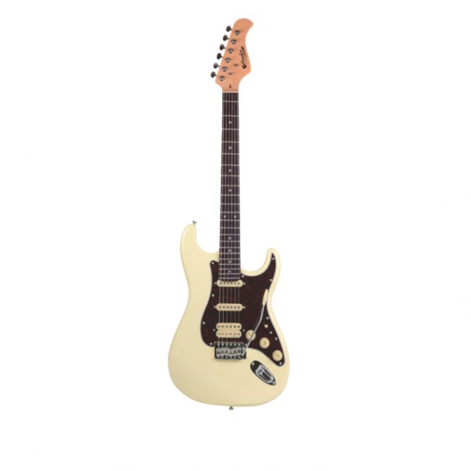 Guitarra Eléctrica Prodipe Serie ST83-RA Stratocaster Vintage White