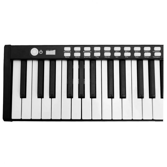Piano de Escenario Portable con Batería Recargable Negro EKT88BK - Imagen 2