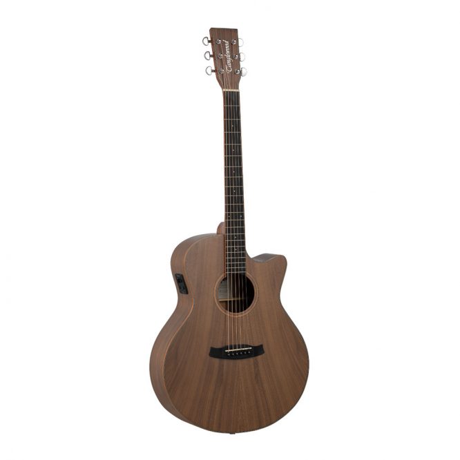 Guitarra Acústica Tanglewood Serie Winterleaf Exotic Black Walnut