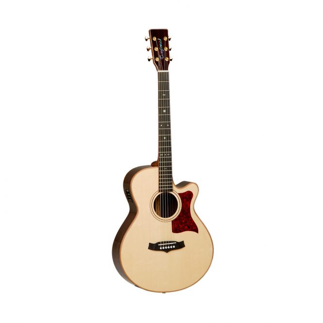 Guitarra Acústica Tanglewood Super Folk Con Cutaway TW45RVSE Serie Heritage