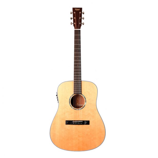 Guitarra Dreadnought Electro-Acústica Tasman Fishman Presys Plus TA300-E
