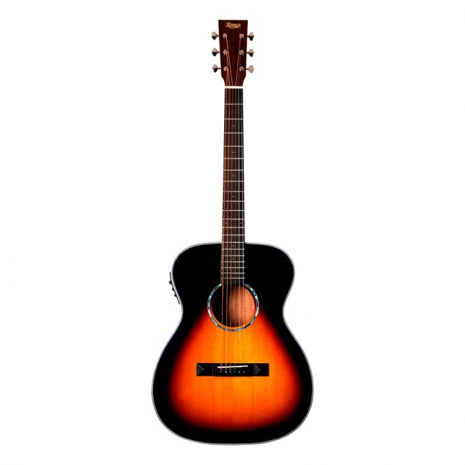 Guitarra Om Electro-Acústica Tasman Fishman Presys Plus TA300O-E